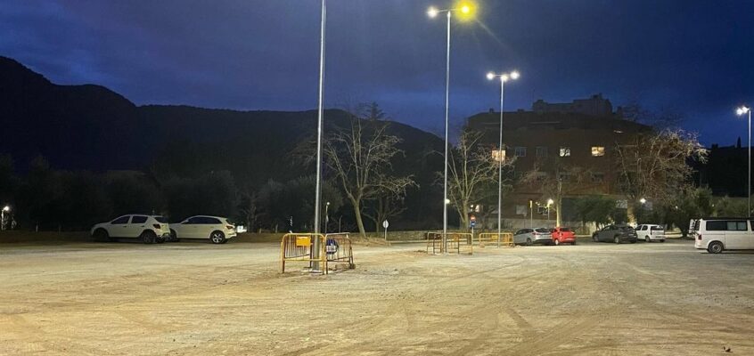 Instal·lació enllumenat públic de l’aparcament d’Alforja