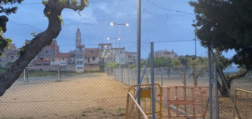 Il·luminació municipal camp de futbol Alforja